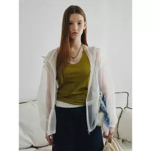 몽돌 플레어 후디드 윈드 브레이커 화이트 JP027WHITE 3702893