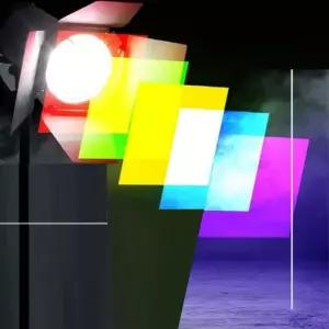 컬러 조명 필터 12장 젤필터 촬영장비 조명 장 TB538