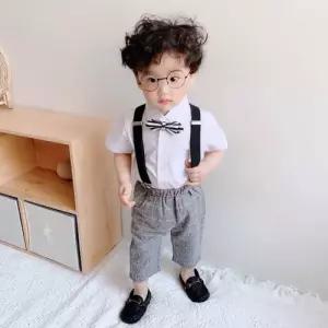 팜므 남아 정장 행사 바로배송 아기정장 유아 아동 영국 격자 칠부4종세트 결혼식 돌잔치 특별한날 코디정