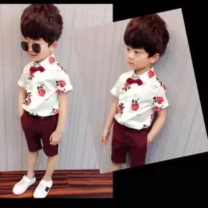 팜므 남아 정장 세일 플라워남방 4종세트 [반품 교환 불가]설날