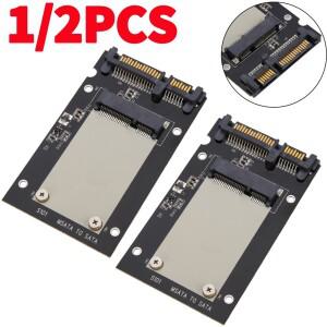 MSATA SSD 2.5 6.0gps 어댑터 변환기 카드 모듈 보드 미니 소형 Pcie Ssd