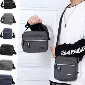남성 백 작은 메신저 학생 남성 크로스 백 슬링 서류가방 옥스퍼드 가벼운 간편한 데일리 사이드 숄더백