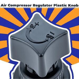 1개 플라스틱 매니폴드 에어 컴프레서 조절 밸브 노브 부품 137-0001 산본 크래프츠맨 콜맨 산업용