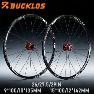 BUCKLOS MTB 휠셋 26/27.5/29 마운틴 바이크 카본 허브 자전거 9x100/10x135mm