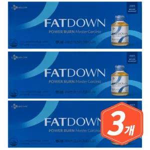 팻다운 파워번 마스터 가르시니아 10개입 x 3개 중년 시니어 남자 여자 가르시아나