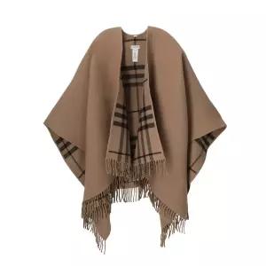 [버버리][15%쿠폰]버버리 리버시블 체크 울 케이프 81045031