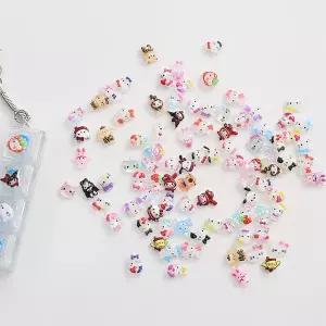 10개 키캡키링 만들기 키보드 파츠 랜덤 캐릭터 B3