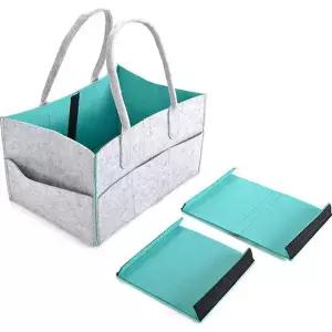 깔끔 칸막이 펠트 기저귀가방 유모차정리함 명품이너백 가방백인백 숄더백 기저귀정리가방 기저귀파우치