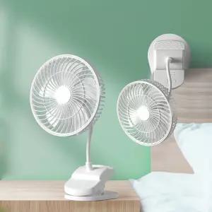 무지 선풍기 2층 침대용 집게형 침대 클립형 책상용 자바라 탁자용