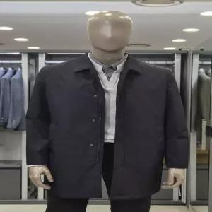 [브렌우드]남성 간절기 트렌치 봄가을 라이너 탈착 남자 반코트 맥코트 네이비