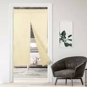 브라운 바란스 화장실 도어 커튼 침대 가림막/가리개/분리/발코니/드레스룸/커텐/칸막이/가림/주방/패브릭