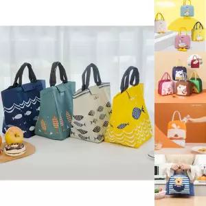 린넨 피쉬패턴 쿨러백/보냉/보냉백/가방/도시락/보온/아이스/보온백/소풍/예쁜/케이크/쿨백/아이스백/등산