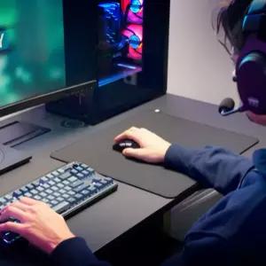 HIT CHERRY XTRFY GP6 블랙 마우스패드, 460x400x4mm