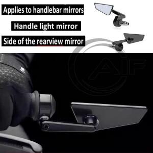 DUCATI MONSTER 950 937 + 696 796 821 1100 R  바이크 오토바이 핸들 눈부심 방지 블루 미러로드 엔드 미