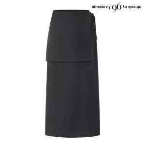 레이어드 랩 스타일 옆 트임 롱 스커트 (NQ2WH001L0)