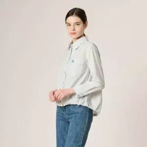 BCBG 스트라이프 스트링 셔츠 B4M3B401 347150