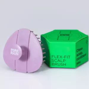 퓨어레인 샴푸 브러쉬 두피 마사지 각질 스칼프 퍼플