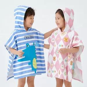 리틀잼스 아동 비치가운 후드 비치타올 수건 kd2017