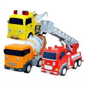 꼬마버스 타요 중장비 장난감 작동완구 덤프트럭 레미콘 트럭 사다리차 자동차 장난감