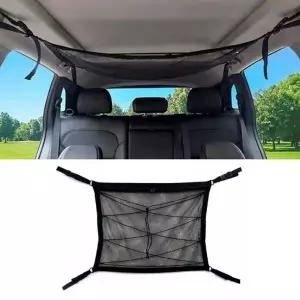 (선택 차량천장수납망 90x65)차량용 천장수납 네트 짐정리 장난감 소품정리 네트