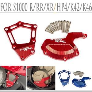 BMW 호환 S1000RR HP 호환4 S RR R 2009 - 2018 바이크 오토바이 엔진 고정자 가드 커버 보호대 사이드 케