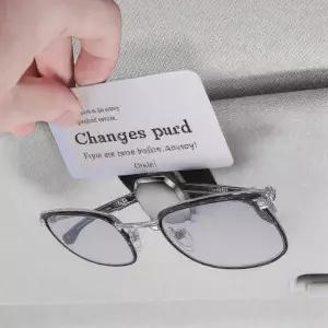 편의형 차량용 안경 집게 차량 고정형 안경 거치대