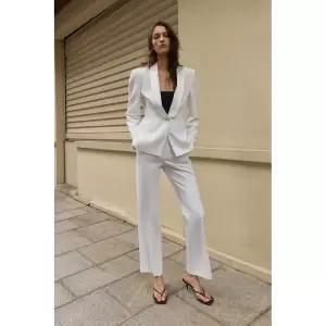 [국내배송] 자라 ZARA 턱시도 팬츠 - 스크래치 화이트 957166