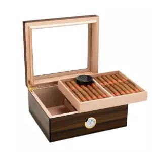 시가보관함 휴미더 삼나무 대용량 2단 밀폐 케이스