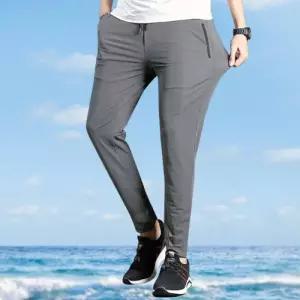 [옷자락]남자 쿨링 메쉬 여름팬츠 슬림 조거핏 스포티 바지