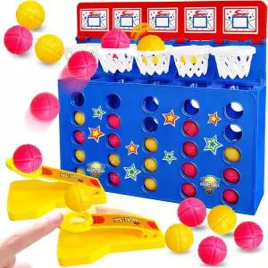 srcywd 테이블탑 농구 게임 장난감 데스크톱 슈팅 가족 친구 사무실용 소형 실내 파티 혜택 교실 경품 생일