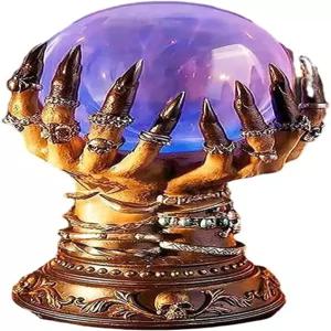 스타일 베스트 할로윈 크리스탈 볼 마녀 천상 점쟁이 유리 장식용 플래시 e