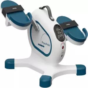 PhysioPedal 팔과 다리 페달 운동기 - 8단 속도와 8저항 수준의 듀얼 모드 LED 디스플레이 및 마그네틱