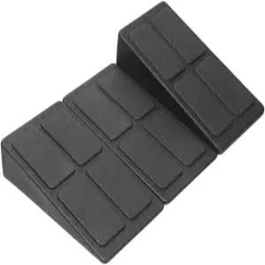 발리클루드 3pcs 발 매트 송아지 스트레칭 스쿼트 웨지 실내 피트니스 보드 튼튼하게 사용하기