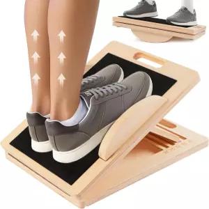 운동용 4-in-1 전문 목재 균형 보드 효과적인 종아리 스트레칭 및 스쿼트를 위한 프리미엄 워블 슬랜트