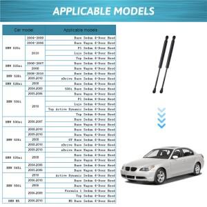 BMW 호환 5 시리즈 F10 F11 F18 2011-2017 용 2Pcs 자동차 앞 후드 보닛 가스 충격 스트럿 댐퍼 리프트 지