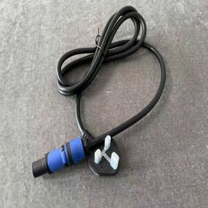 영국 소켓 NEUTRIK NAC3FXXA-W-S 커넥터 전원 코드 3*1.5m ㎡ 16A Neutrik 파워콘 케이블 UL  CE 인증