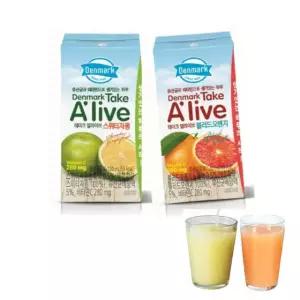 동원 덴마크 테이크얼라이브 120mL(자몽/오렌지)각 24개