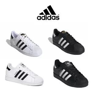 아디다스  슈퍼스타 스니커즈 신발 화이트 블랙 EG4958 JI0079