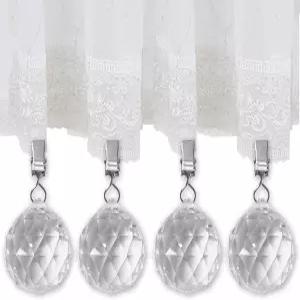 야외 커튼 무게 - 장식용 깃발 4pcs 바람이 많이 부는 날 테이블용 식탁보 샤워