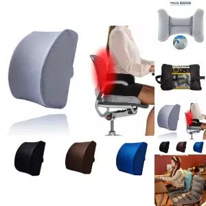메모리폼 허리쿠션 의자등받이 지지대 차량용 받침대/차허리/다기능/운전석/사무실/목등/받침/고밀도/기능