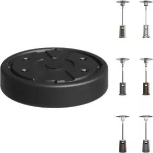 파티오 히터 액세서리로서의 이스트 오크 샌드 박스/워터 최대 용량 26.45파운드 UR48BN1 블랙과 같은 우산