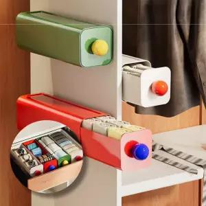 사무실 서재 책상 소품 수납 데스크 서랍 벽면 부착 정리함 슬라이드 보관함