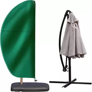 야외용 파티오 우산 커버 폴 지퍼가 있는 헤비 듀티 420D 옥스포드 원단 간편한 설치 방수 자외선 차단