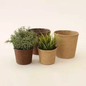 종이 라탄 바구니 인테리어 화분 커버 소품 바스켓 화분커버