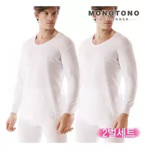 [모노토노]순면 남성내의 상하2세트(총4종)/남성흰색내의 세트