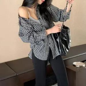 [미나그램] 클레인 체크셔츠