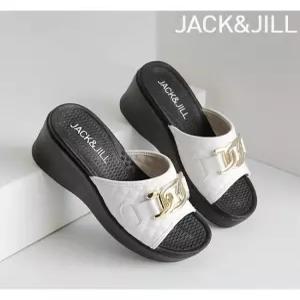 [잭앤질]잭앤질 퀼팅 골드체인 웨지샌들(JB4Z313)