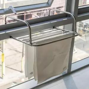 [반려] 베란다 미니 창틀 빨랫대 원룸 빨래건조대 수건 기숙사건조대