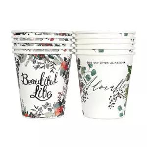 [에스에스_63]종이컵세트 대나무펄프 6.5온스 500개