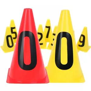 오레인 훈련용 숫자 칼라콘 10개 1세트 축구 트레이닝 fvQ4+5mll